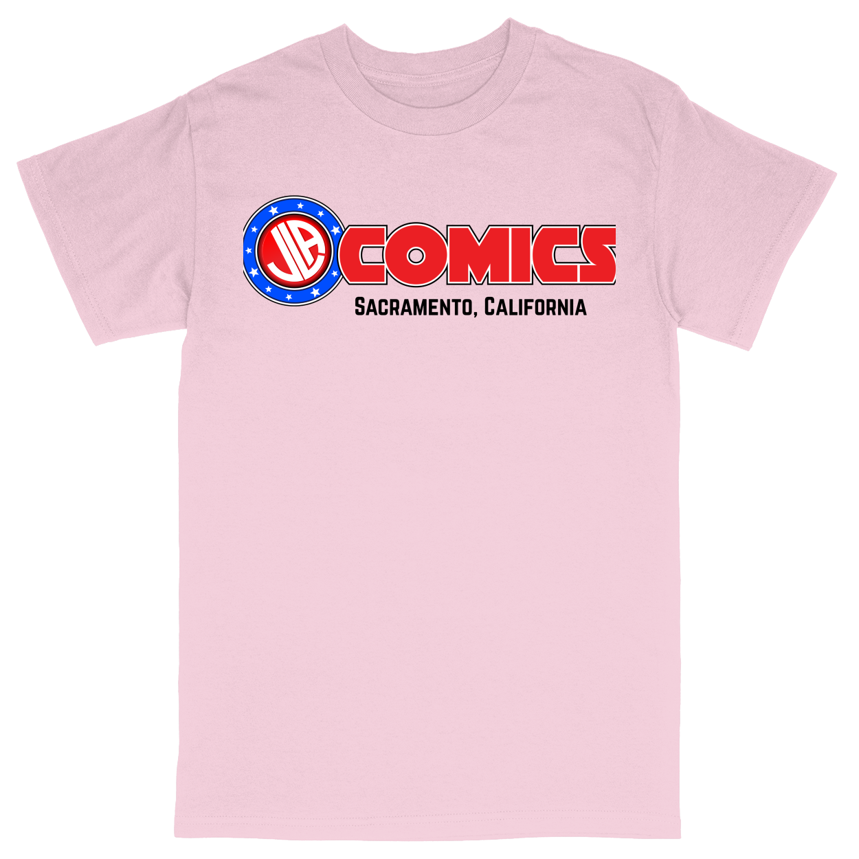 Basic Unisex Heavy Cotton T-Shirt - Light Pink - front