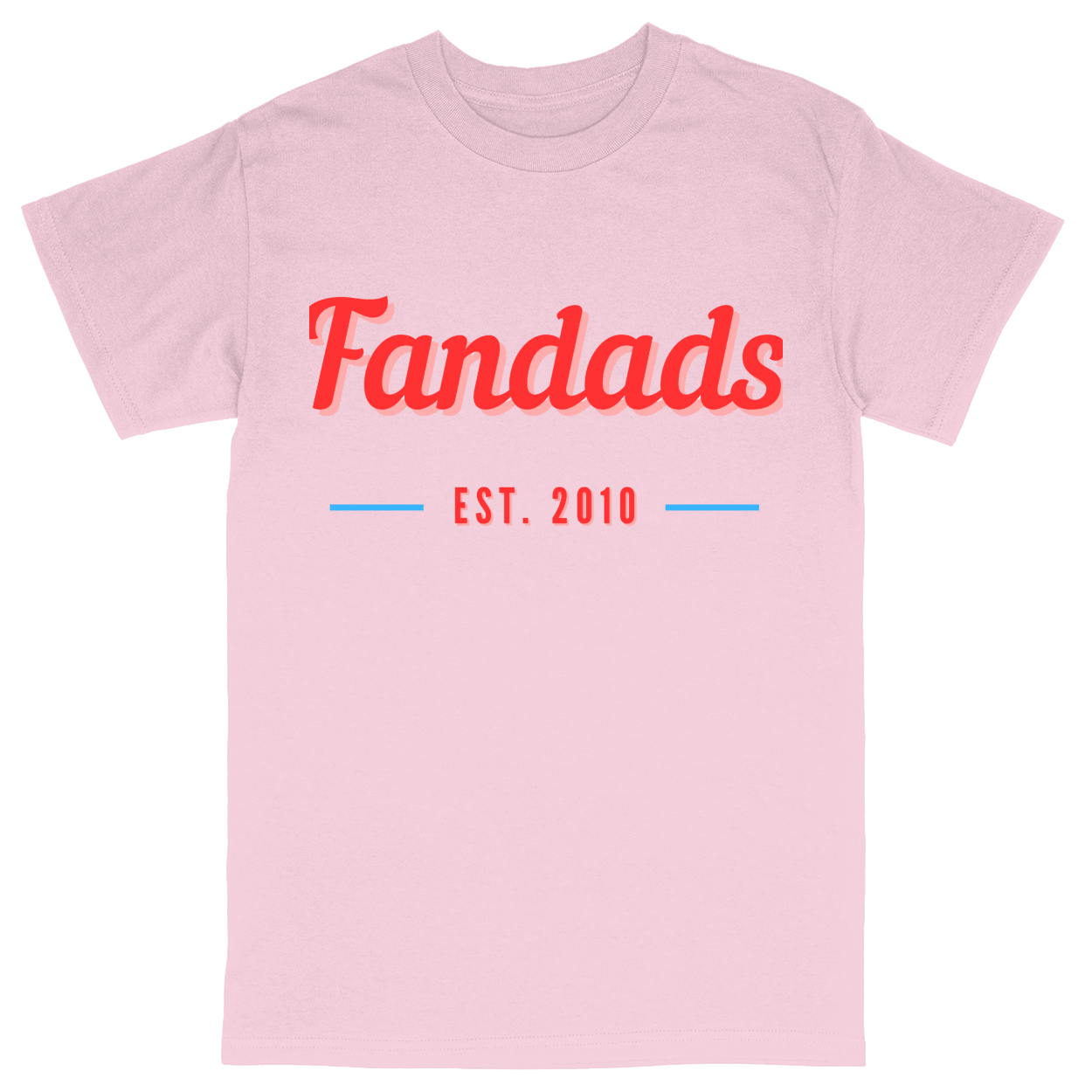 Basic Unisex Heavy Cotton T-Shirt - Light Pink - front***Light Pink|||Basic Unisex Heavy Cotton T-Shirt