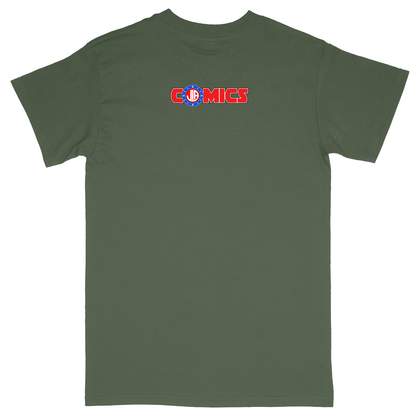 Basic Unisex Heavy Cotton T-Shirt - Military Green - back
