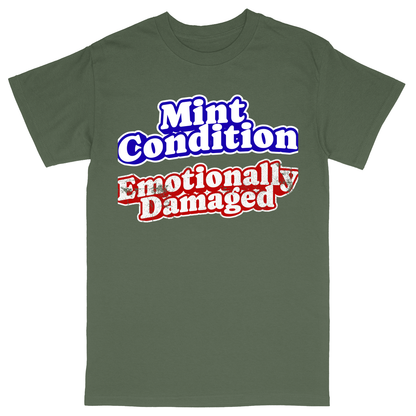 Basic Unisex Heavy Cotton T-Shirt - Military Green - front