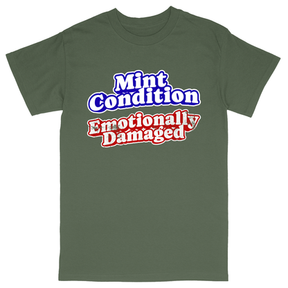 Basic Unisex Heavy Cotton T-Shirt - Military Green - front