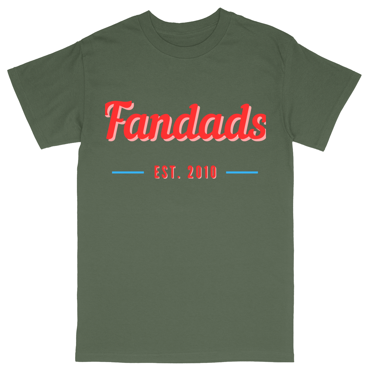 Basic Unisex Heavy Cotton T-Shirt - Military Green - front