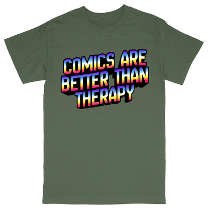 Basic Unisex Heavy Cotton T-Shirt - Military Green - front