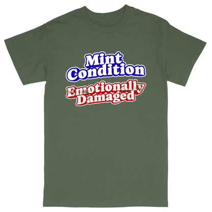 Basic Unisex Heavy Cotton T-Shirt - Military Green - front