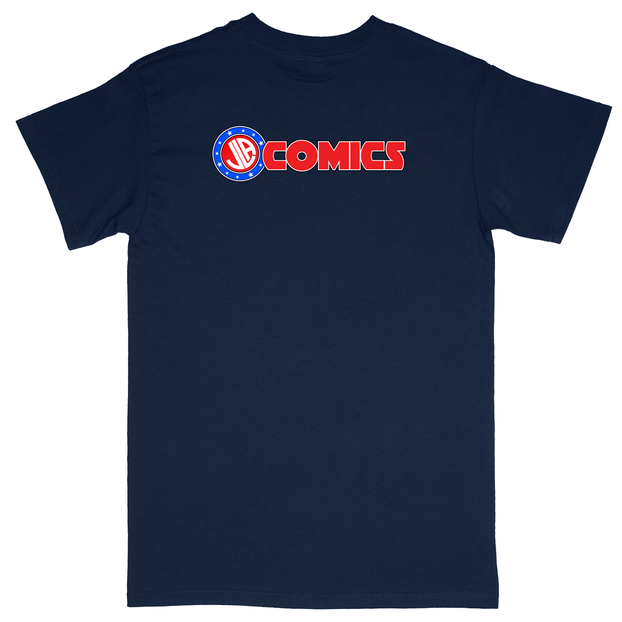 Basic Unisex Heavy Cotton T-Shirt - Navy - back