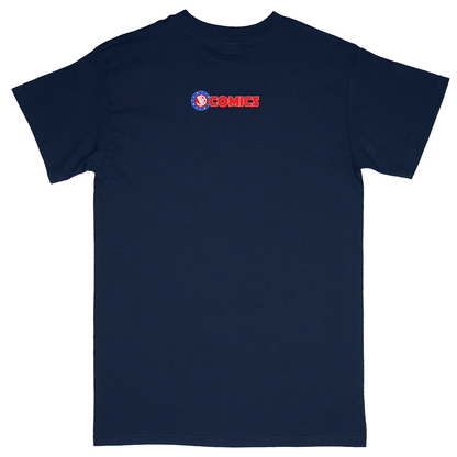 Basic Unisex Heavy Cotton T-Shirt - Navy - back