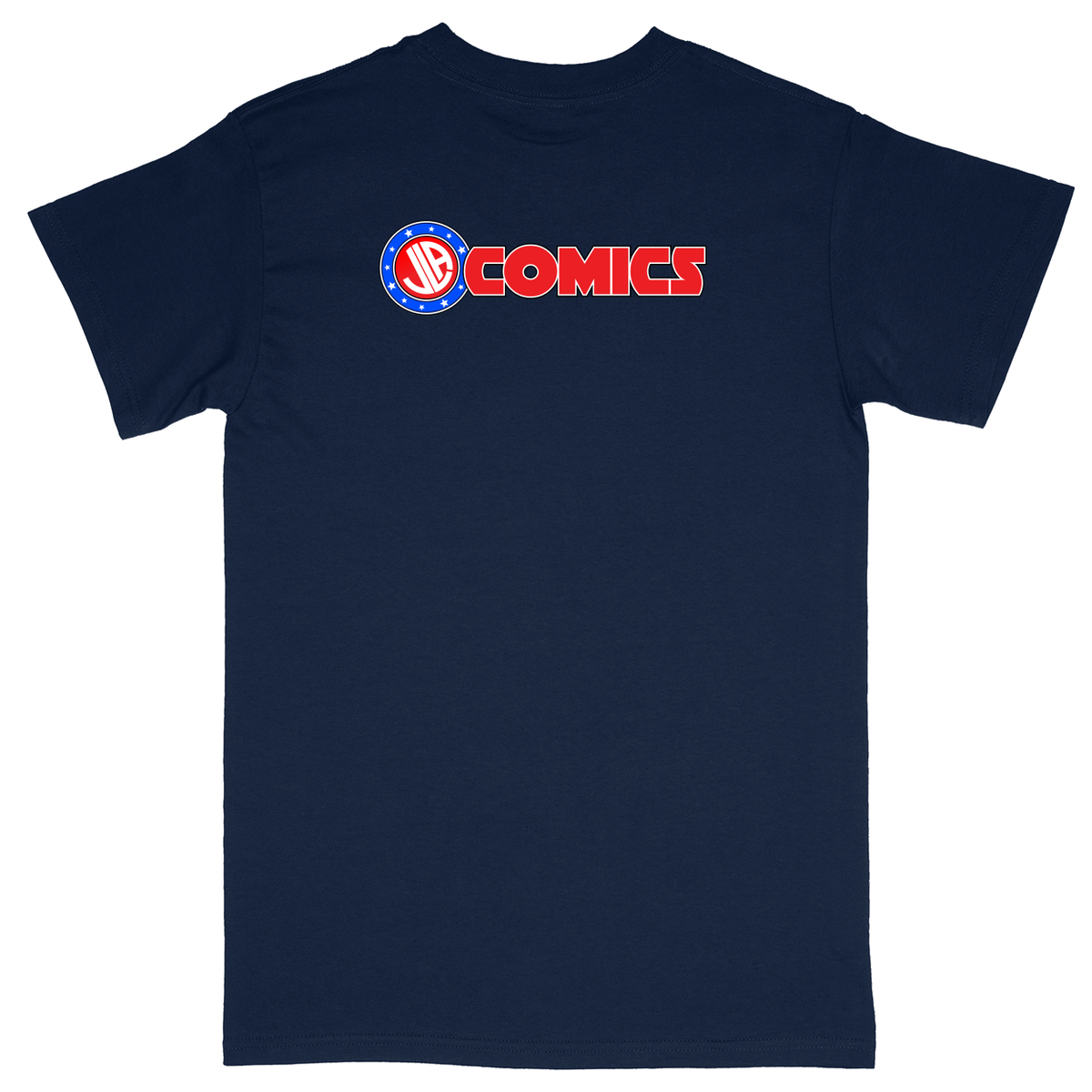 Basic Unisex Heavy Cotton T-Shirt - Navy - back