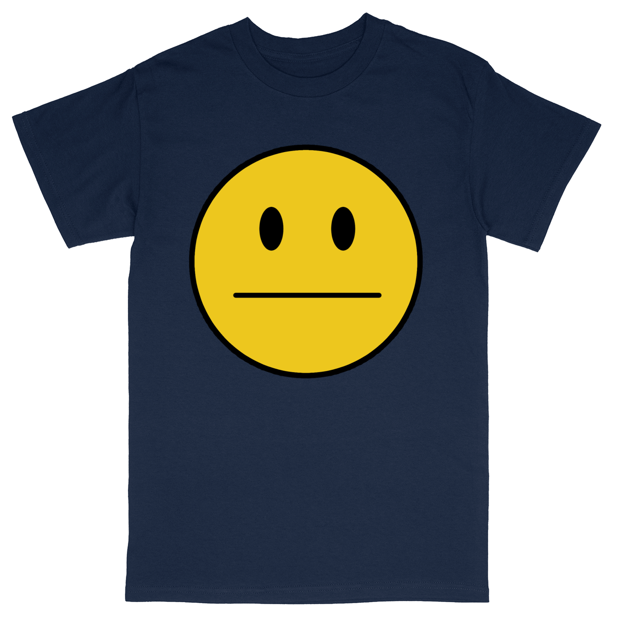 Basic Unisex Heavy Cotton T-Shirt - Navy - front***Navy|||Basic Unisex Heavy Cotton T-Shirt