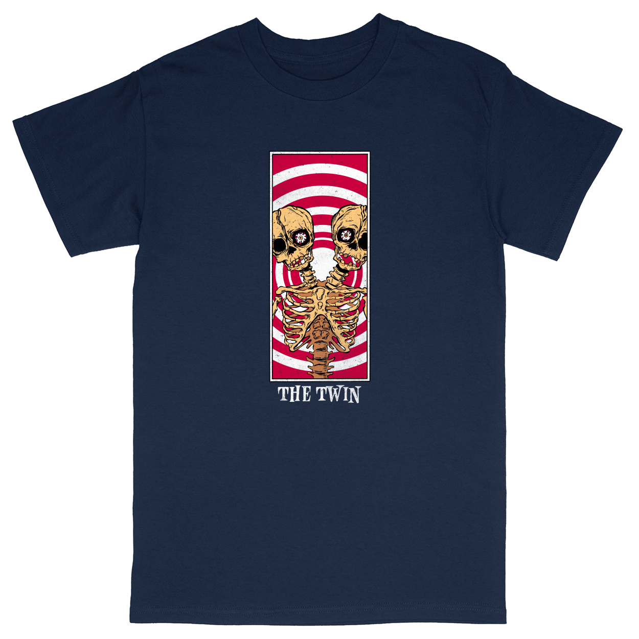 Basic Unisex Heavy Cotton T-Shirt - Navy - front
