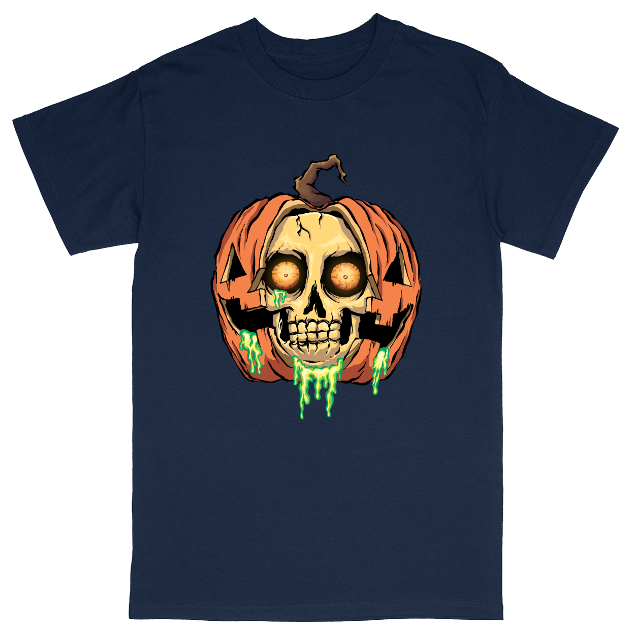Basic Unisex Heavy Cotton T-Shirt - Navy - front