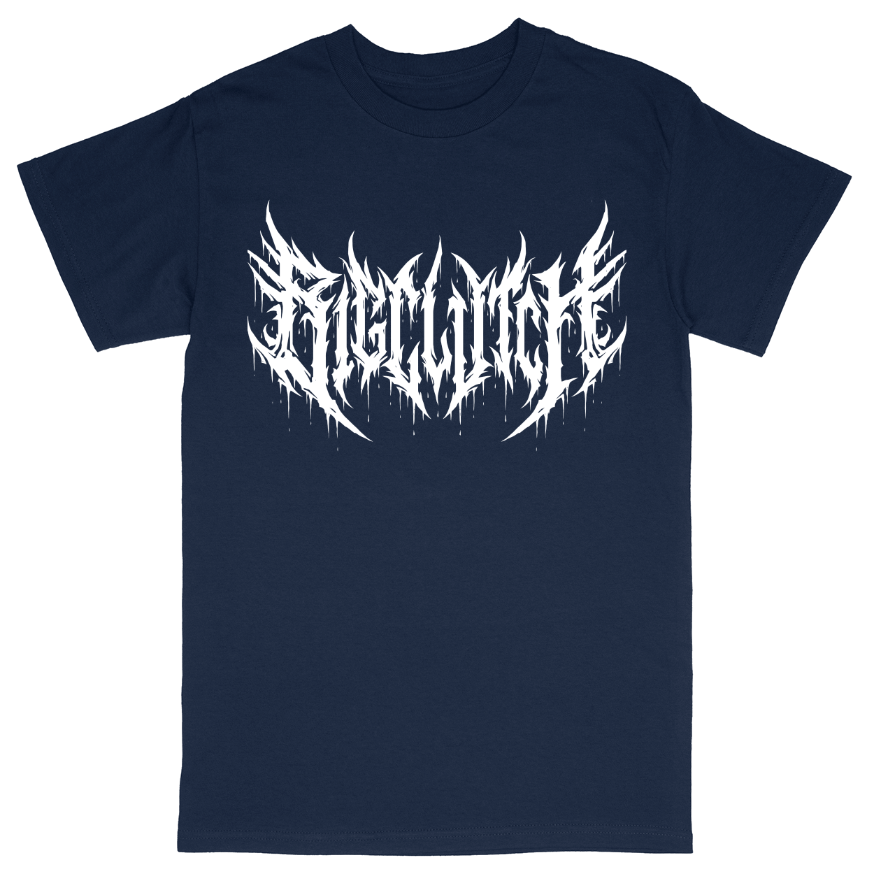 Basic Unisex Heavy Cotton T-Shirt - Navy - front