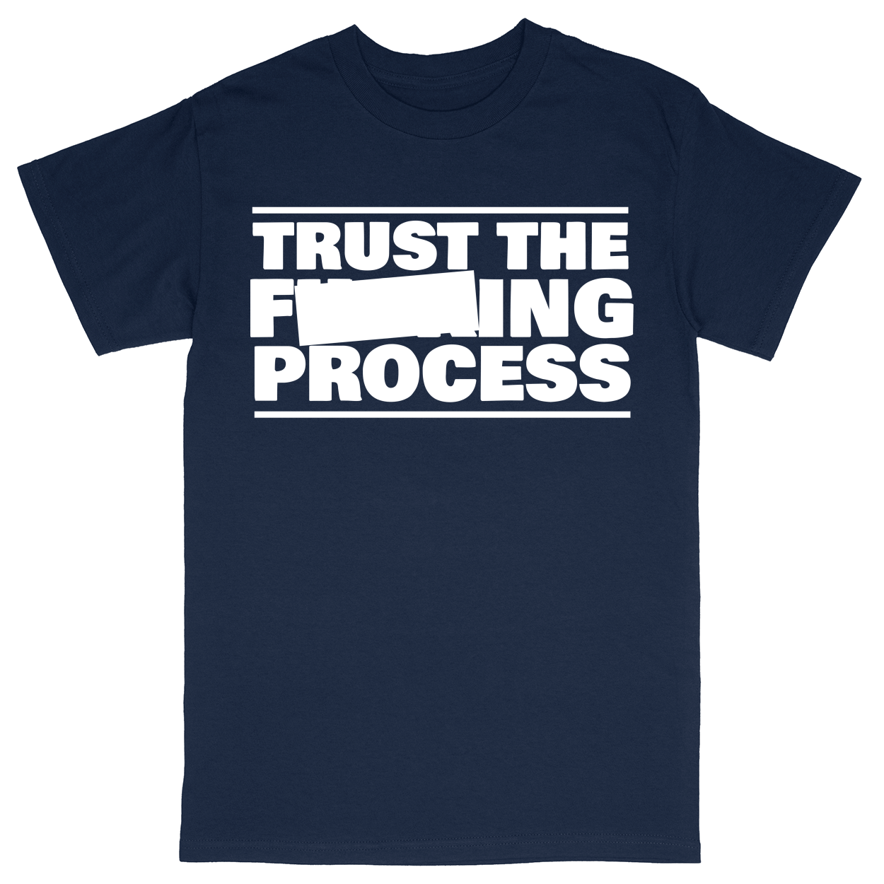 Basic Unisex Heavy Cotton T-Shirt - Navy - front***Navy|||Basic Unisex Heavy Cotton T-Shirt
