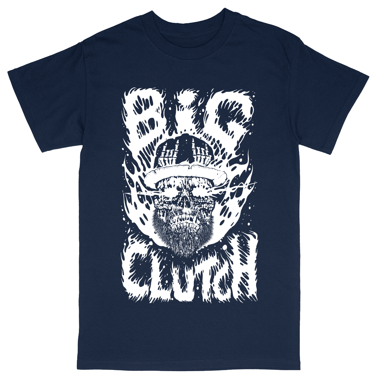 Basic Unisex Heavy Cotton T-Shirt - Navy - front***Navy|||Basic Unisex Heavy Cotton T-Shirt