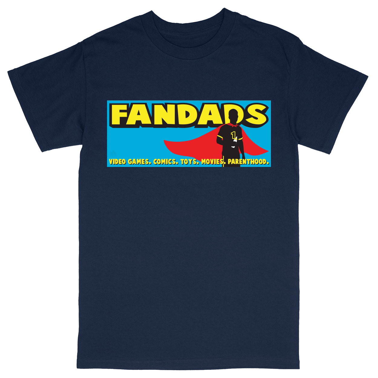 Basic Unisex Heavy Cotton T-Shirt - Navy - front***Navy|||Basic Unisex Heavy Cotton T-Shirt