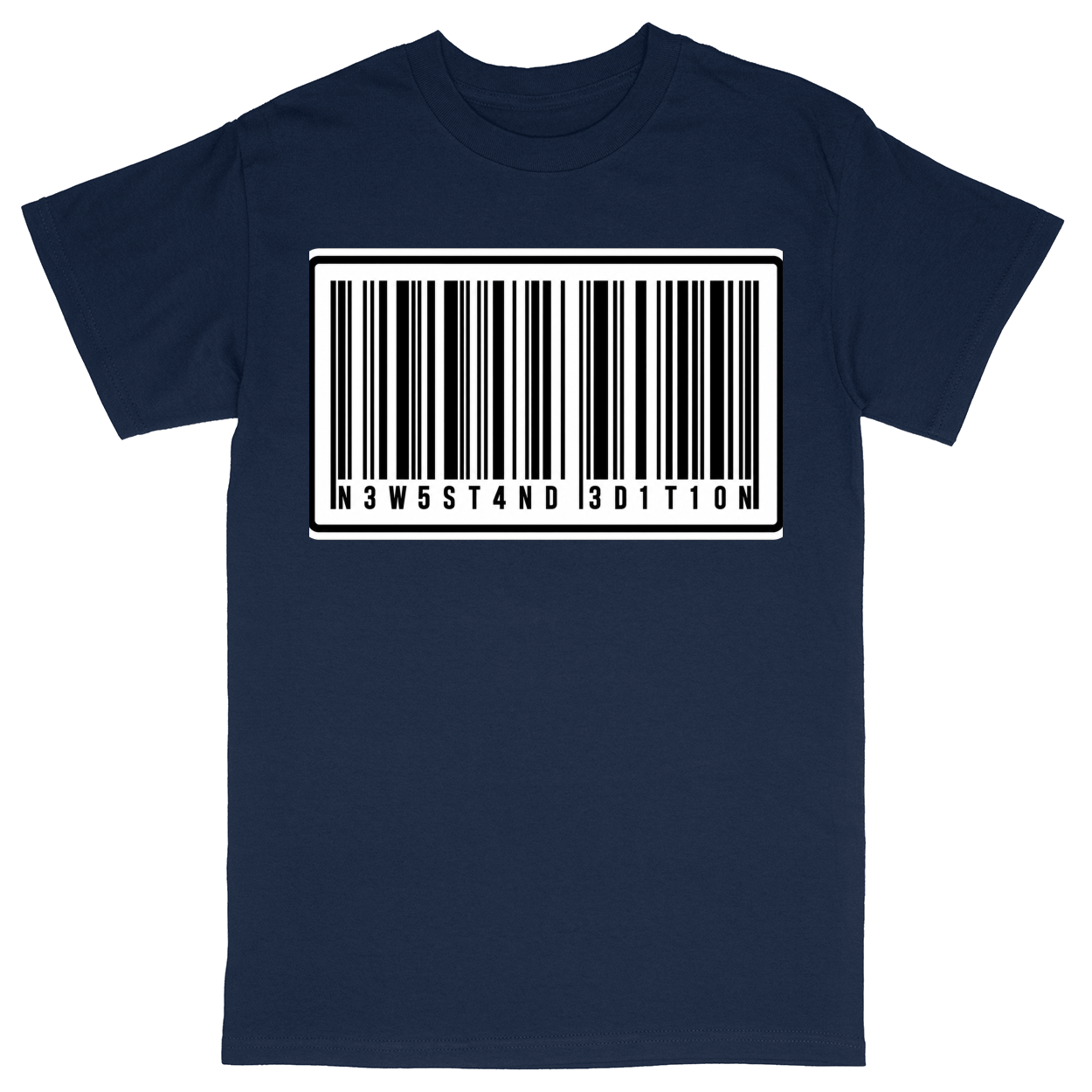 Basic Unisex Heavy Cotton T-Shirt - Navy - front