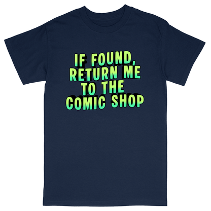 Basic Unisex Heavy Cotton T-Shirt - Navy - front