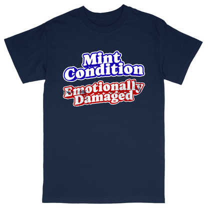 Basic Unisex Heavy Cotton T-Shirt - Navy - front