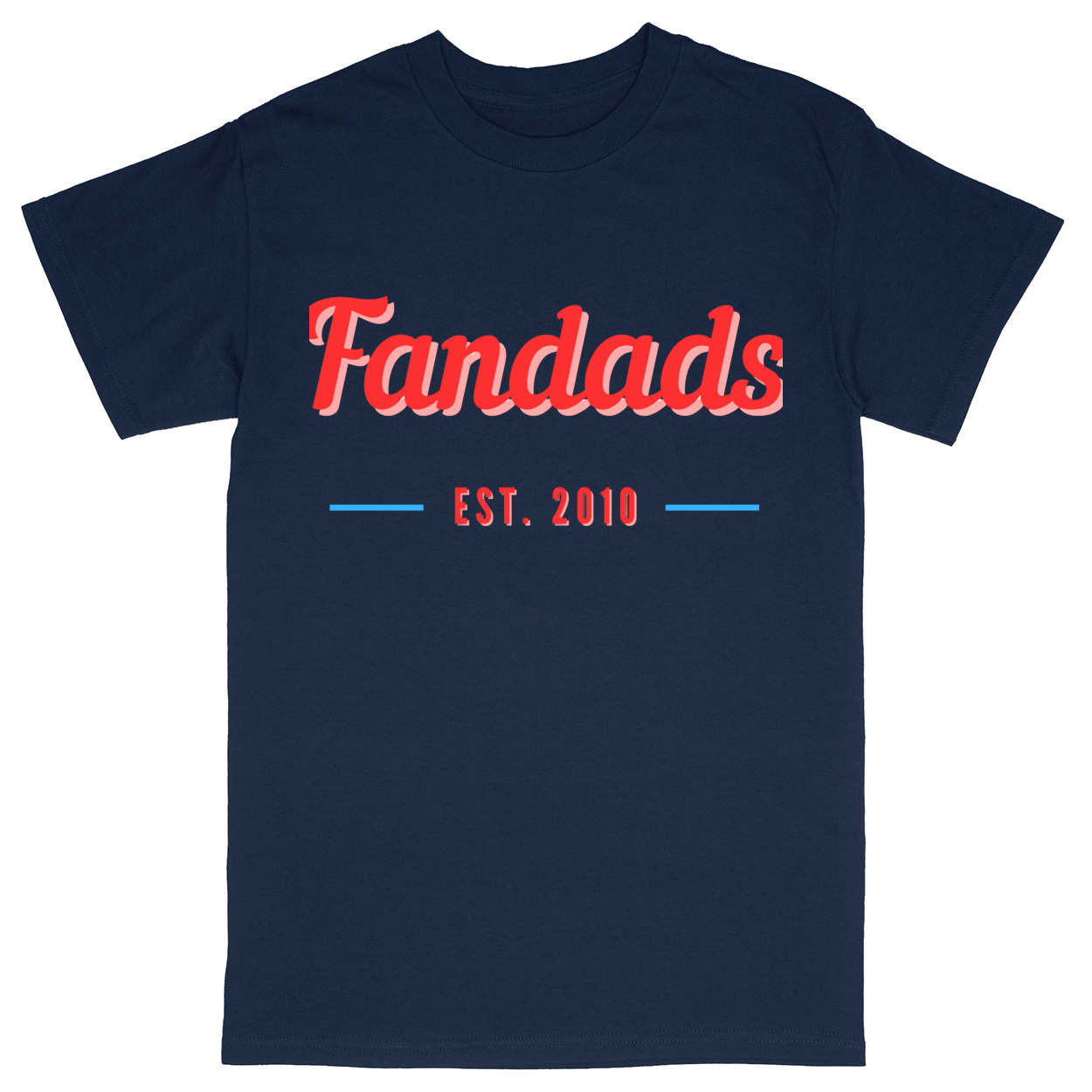 Basic Unisex Heavy Cotton T-Shirt - Navy - front