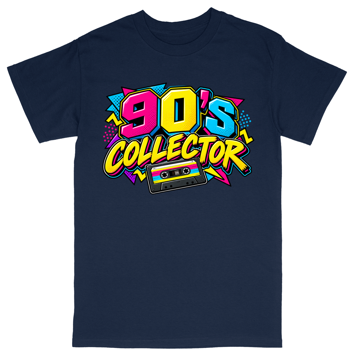 Basic Unisex Heavy Cotton T-Shirt - Navy - front