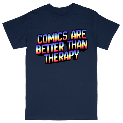 Basic Unisex Heavy Cotton T-Shirt - Navy - front