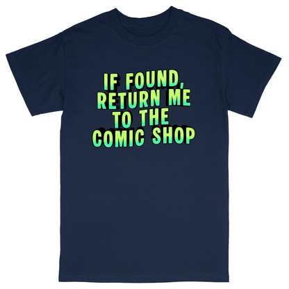 Basic Unisex Heavy Cotton T-Shirt - Navy - front