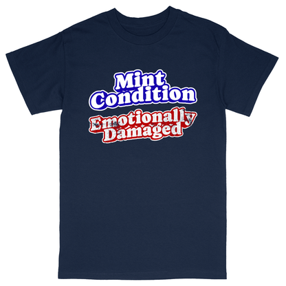 Basic Unisex Heavy Cotton T-Shirt - Navy - front
