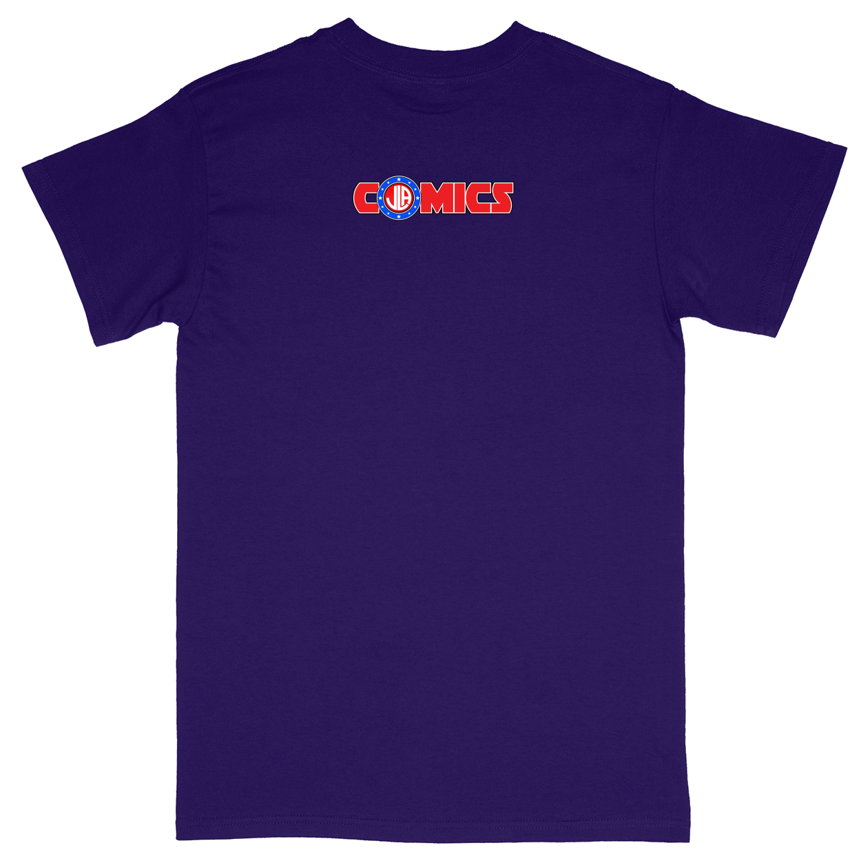Basic Unisex Heavy Cotton T-Shirt - Purple - back