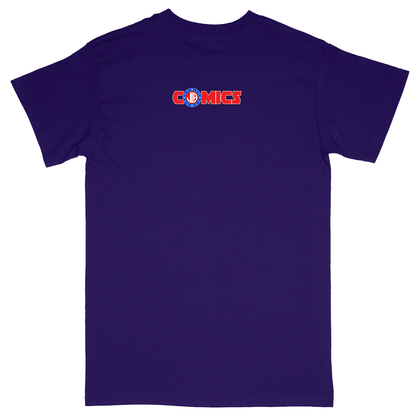 Basic Unisex Heavy Cotton T-Shirt - Purple - back