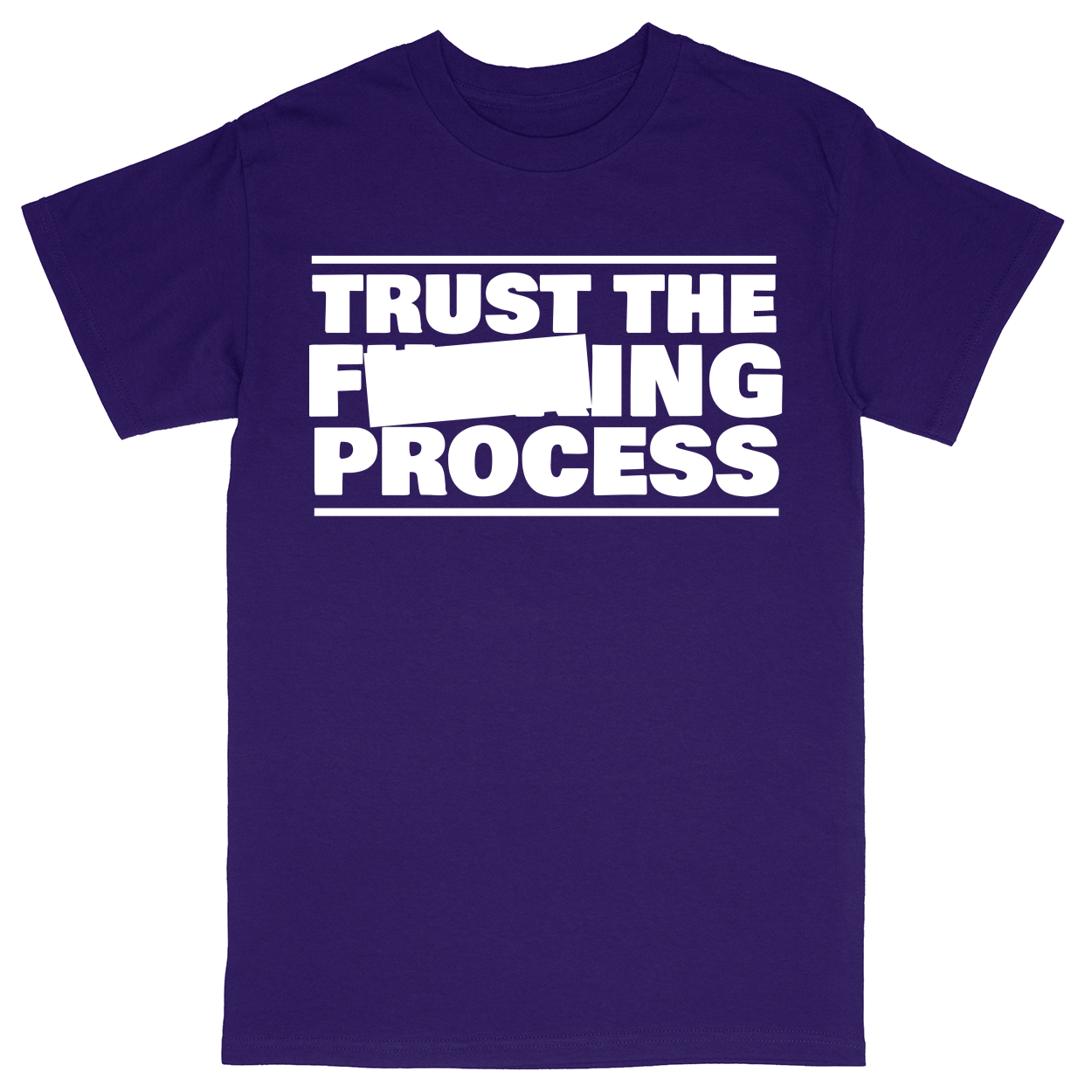 Basic Unisex Heavy Cotton T-Shirt - Purple - front