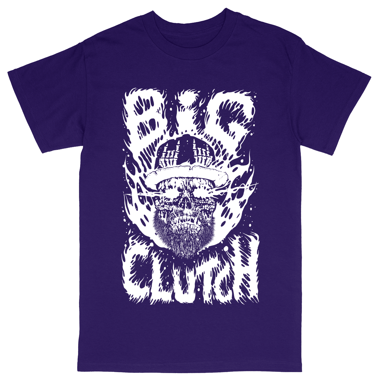 Basic Unisex Heavy Cotton T-Shirt - Purple - front