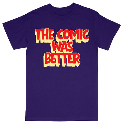 Basic Unisex Heavy Cotton T-Shirt - Purple - front
