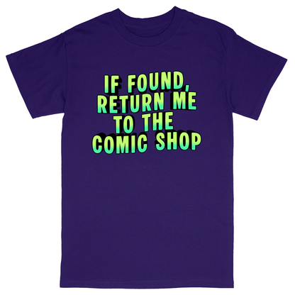Basic Unisex Heavy Cotton T-Shirt - Purple - front