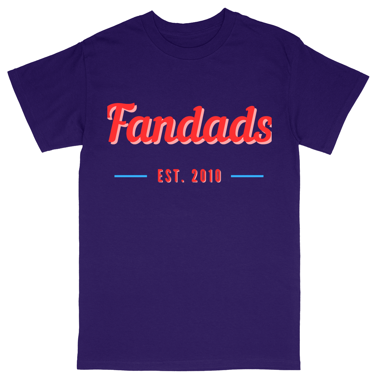 Basic Unisex Heavy Cotton T-Shirt - Purple - front
