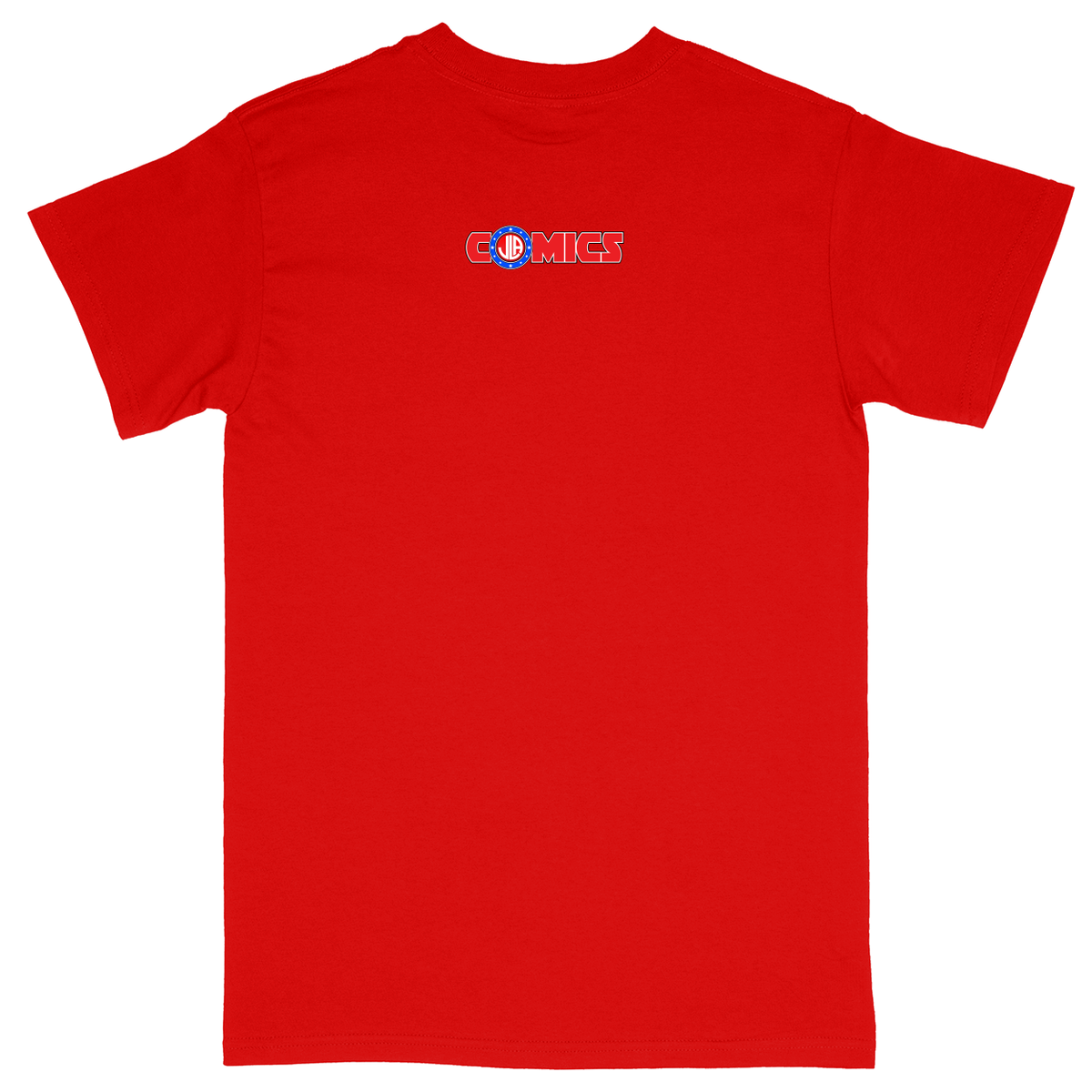 Basic Unisex Heavy Cotton T-Shirt - Red - back