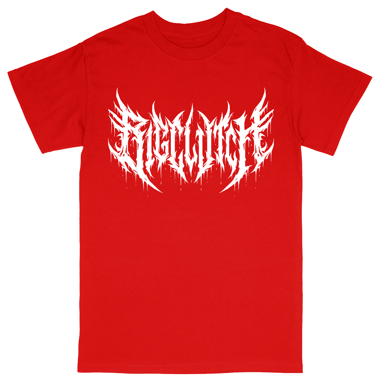 Basic Unisex Heavy Cotton T-Shirt - Red - front