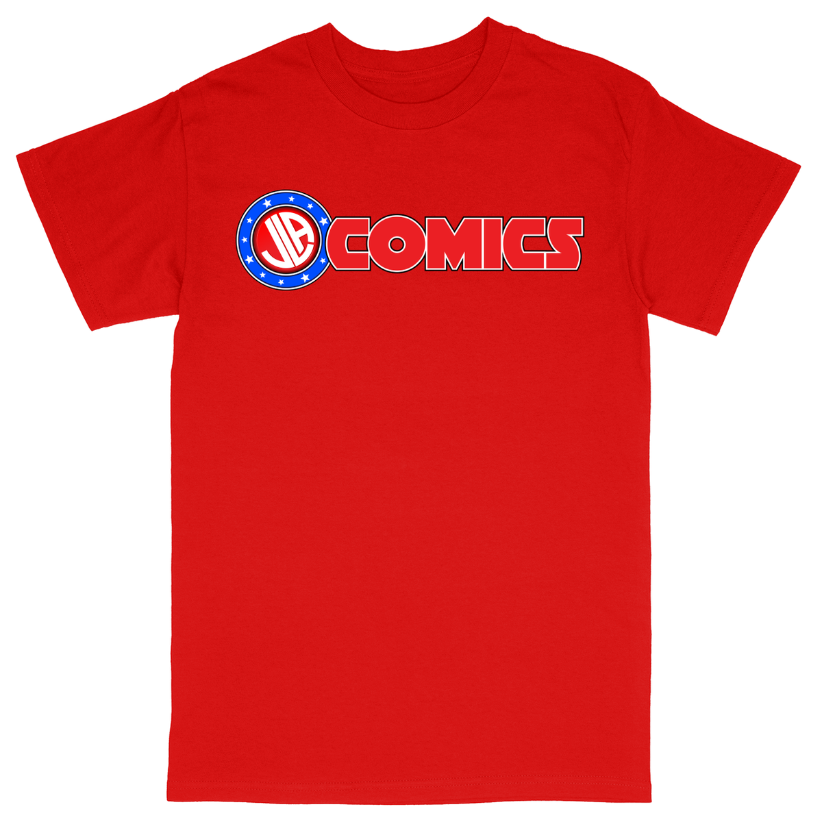 Basic Unisex Heavy Cotton T-Shirt - Red - front***Red|||Basic Unisex Heavy Cotton T-Shirt