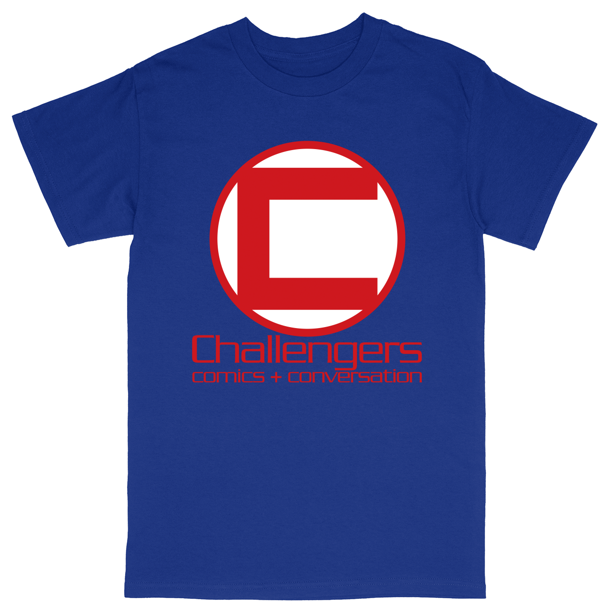 Basic Unisex Heavy Cotton T-Shirt - Royal - front***Royal|||Basic Unisex Heavy Cotton T-Shirt