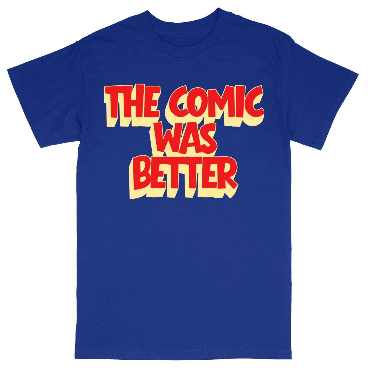 Basic Unisex Heavy Cotton T-Shirt - Royal - front