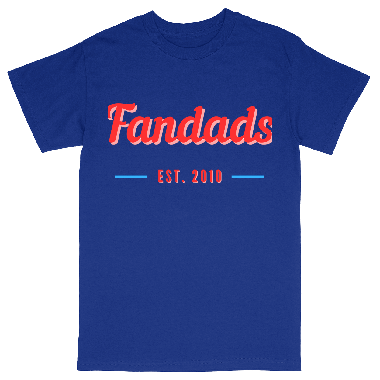 Basic Unisex Heavy Cotton T-Shirt - Royal - front***Royal|||Basic Unisex Heavy Cotton T-Shirt