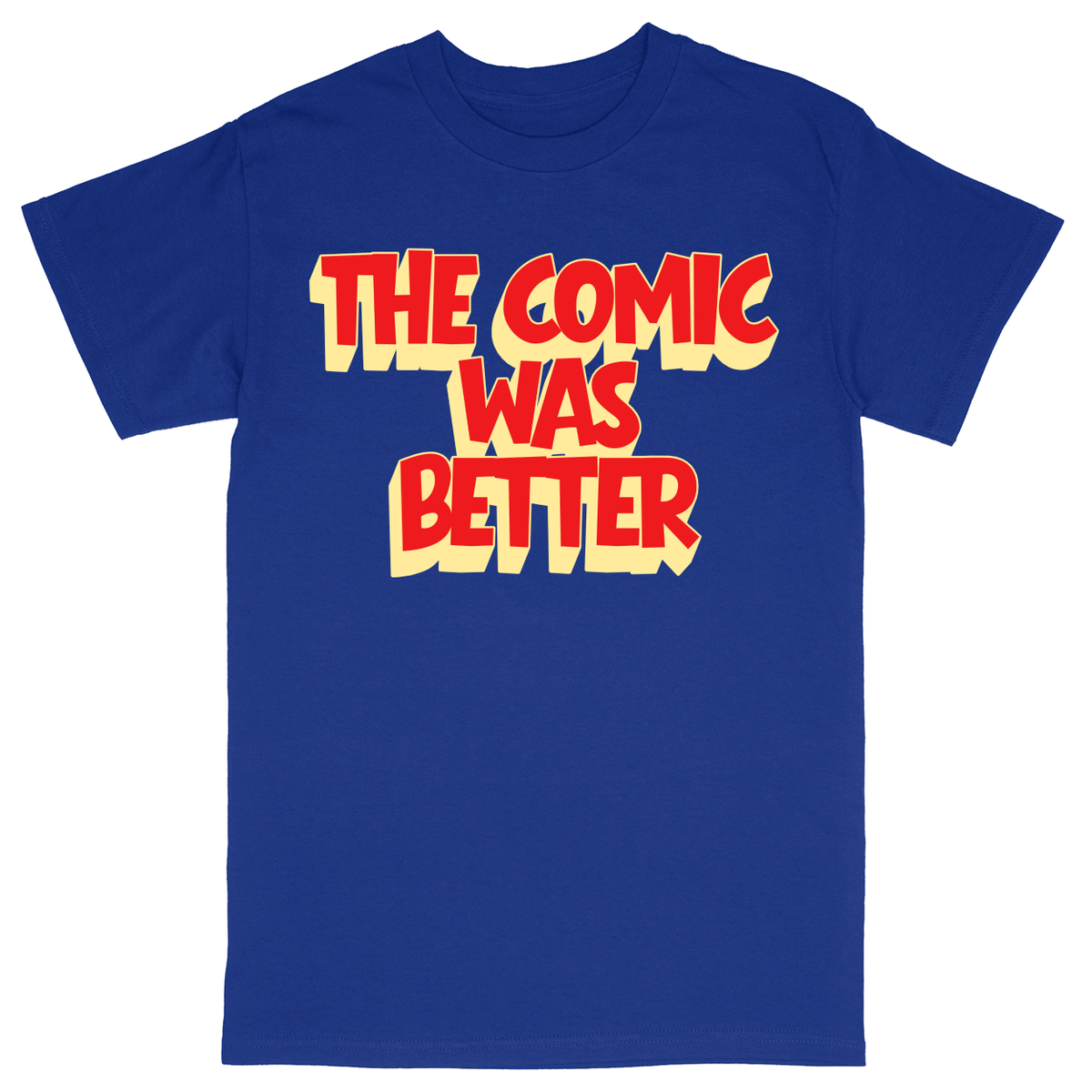 Basic Unisex Heavy Cotton T-Shirt - Royal - front