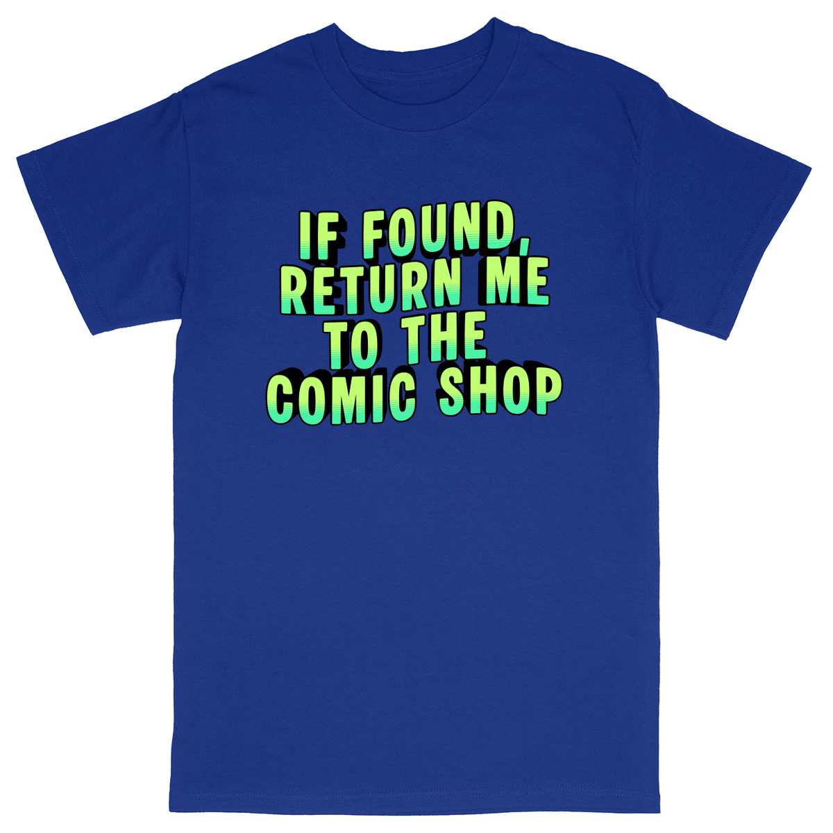 Basic Unisex Heavy Cotton T-Shirt - Royal - front