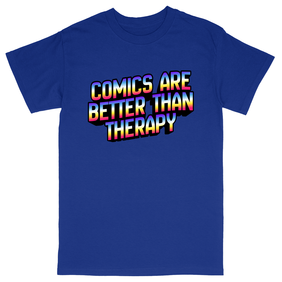 Basic Unisex Heavy Cotton T-Shirt - Royal - front