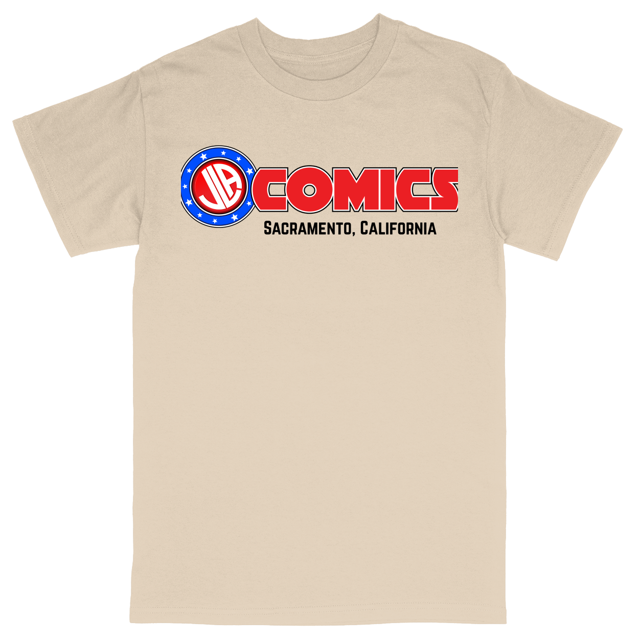 Basic Unisex Heavy Cotton T-Shirt - Sand - front