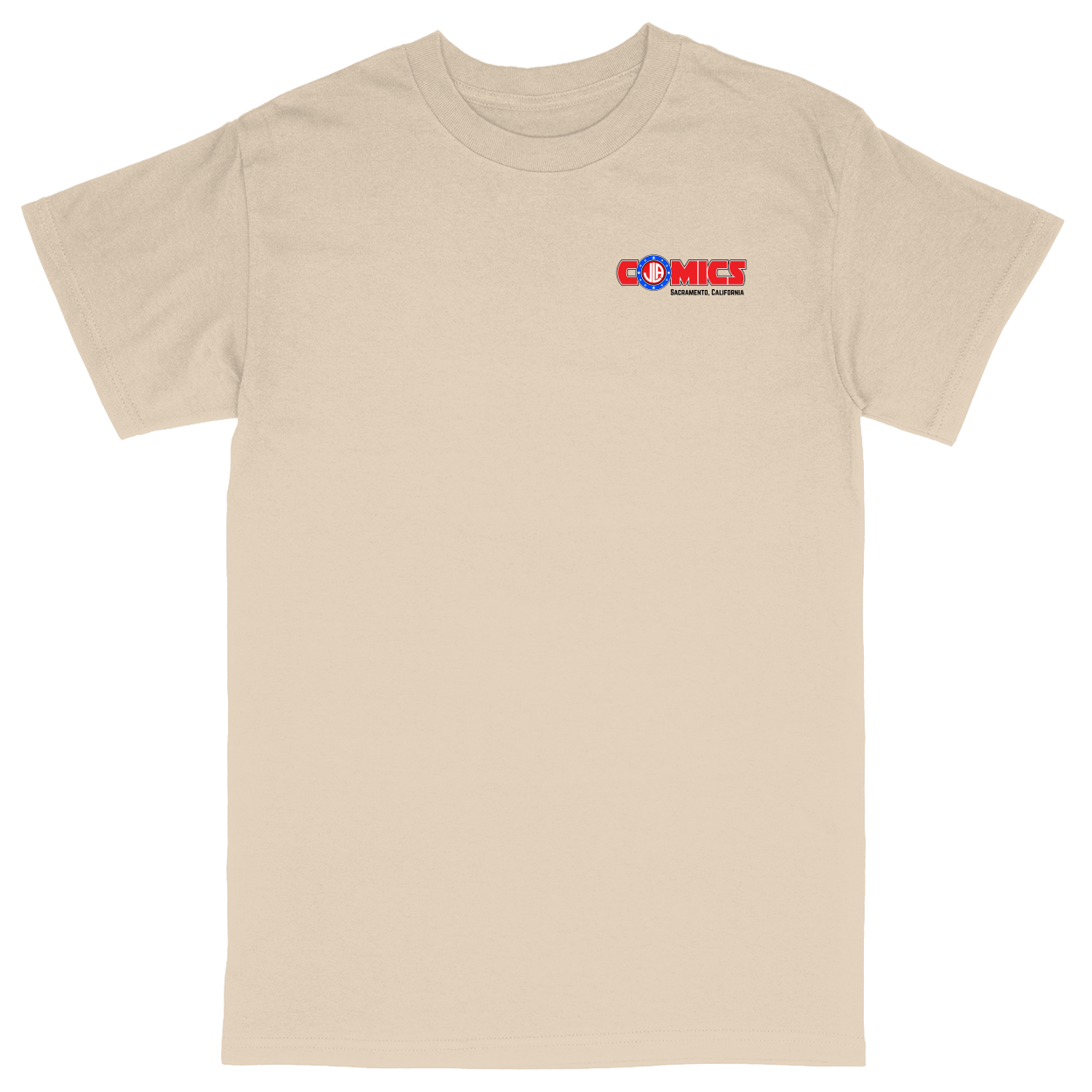 Basic Unisex Heavy Cotton T-Shirt - Sand - front