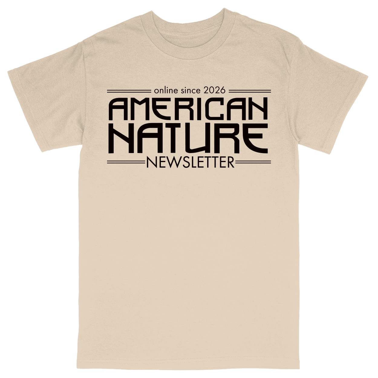 Basic Unisex Heavy Cotton T-Shirt - Sand - front***Sand|||Basic Unisex Heavy Cotton T-Shirt
