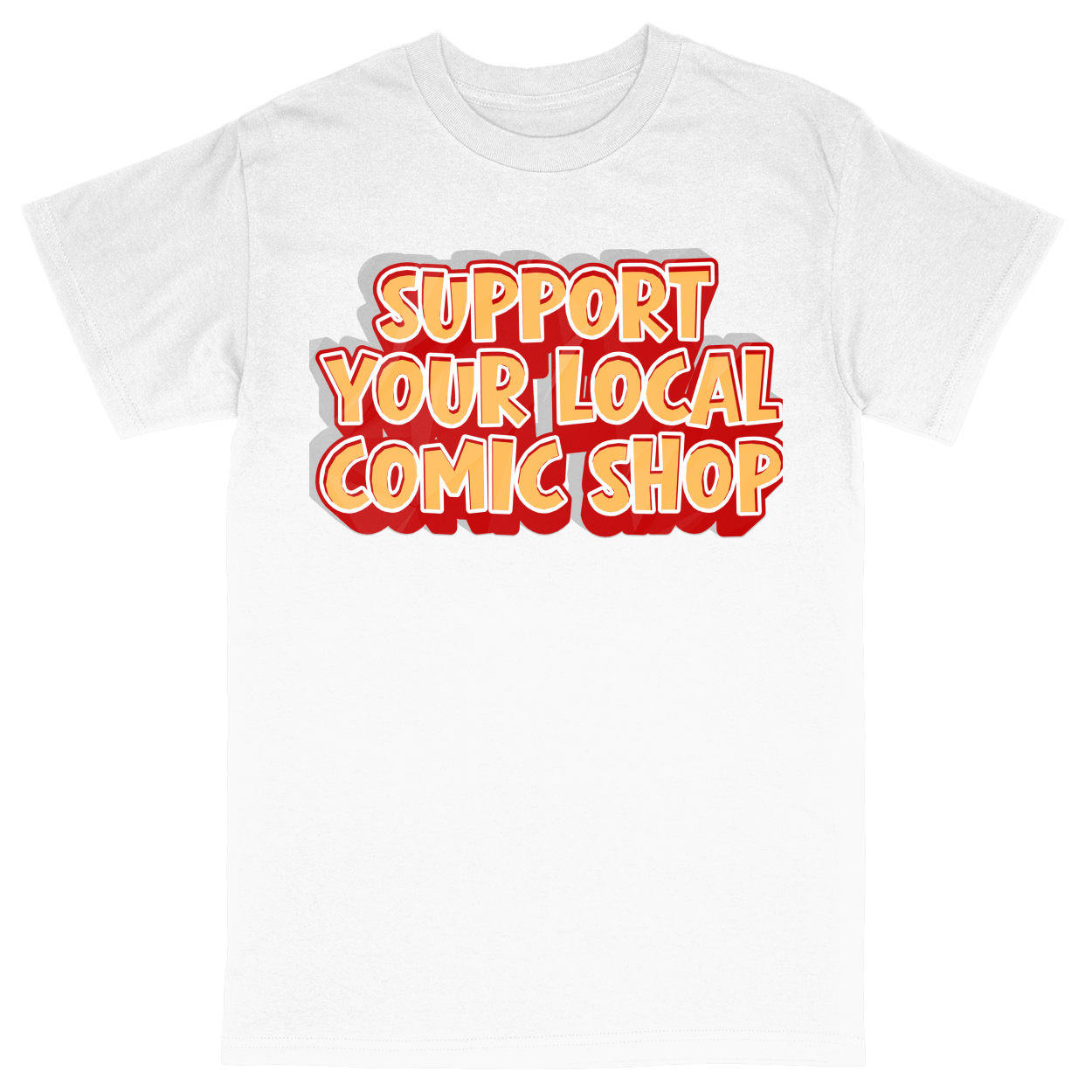Basic Unisex Heavy Cotton T-Shirt - White - front***White|||Basic Unisex Heavy Cotton T-Shirt