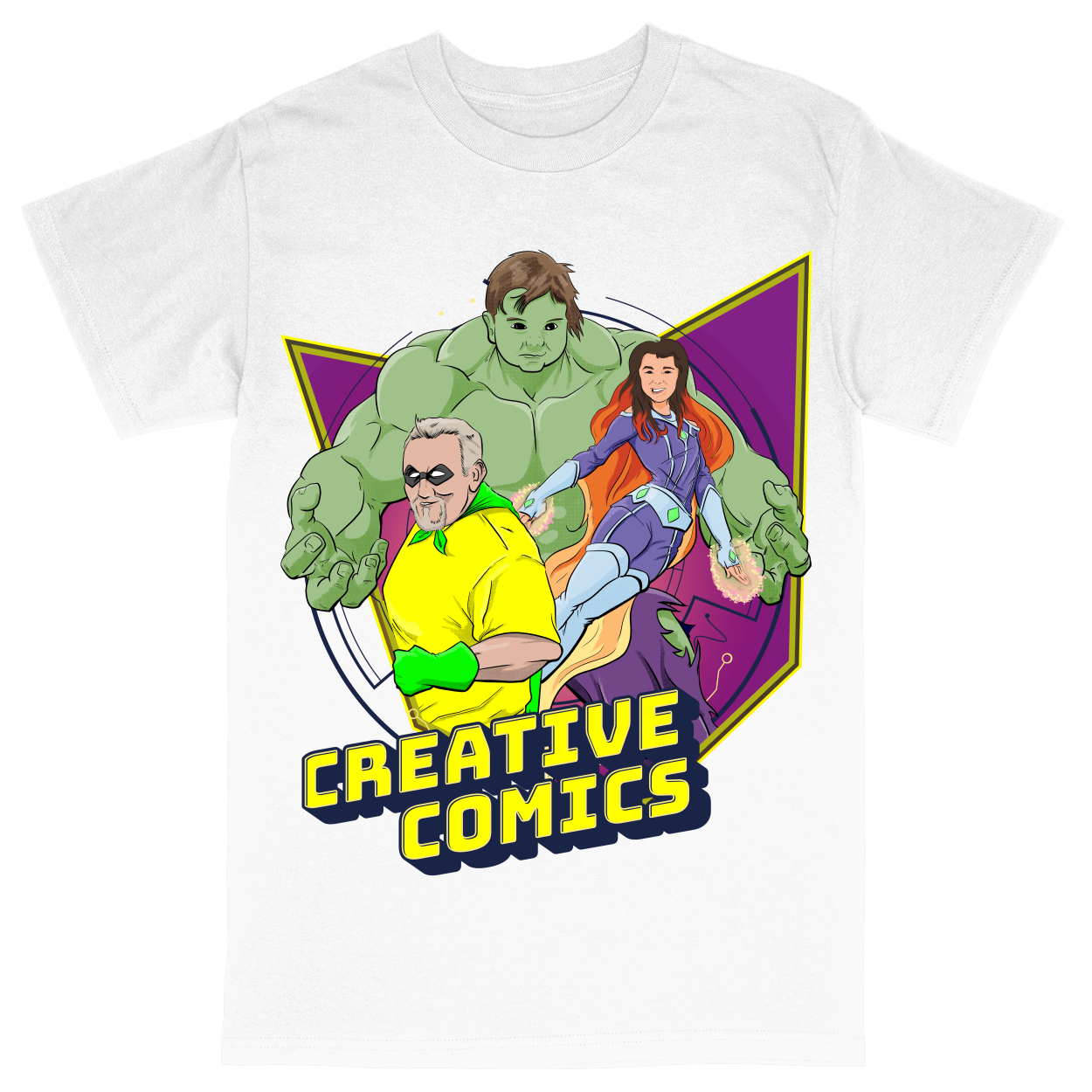 Basic Unisex Heavy Cotton T-Shirt - White - front