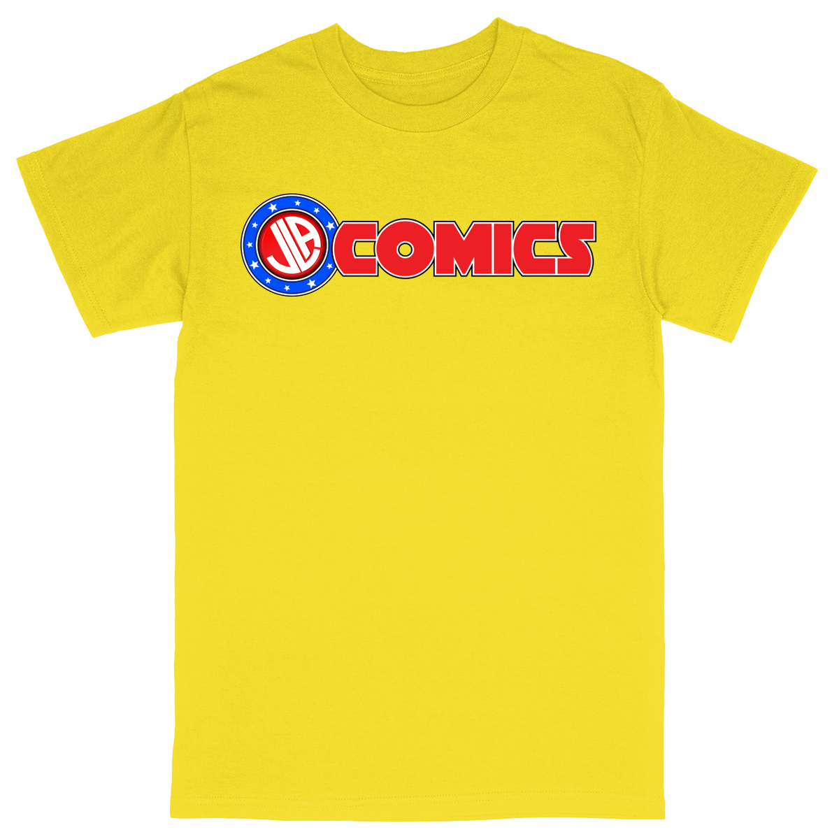 Basic Unisex Heavy Cotton T-Shirt - Yellow - front***Yellow|||Basic Unisex Heavy Cotton T-Shirt