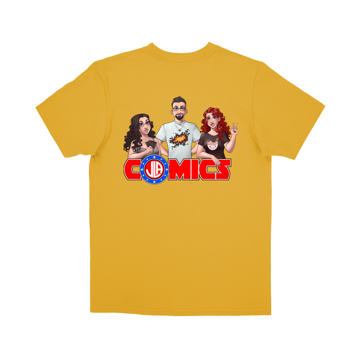 Basic Youth T-shirt - Athletic Gold - back