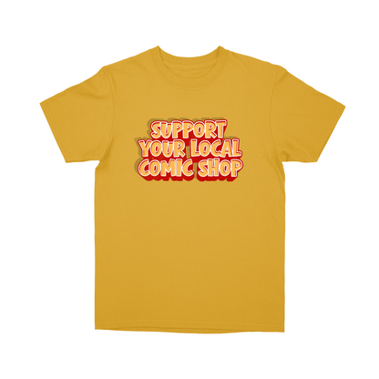 Basic Youth T-shirt - Athletic Gold - front